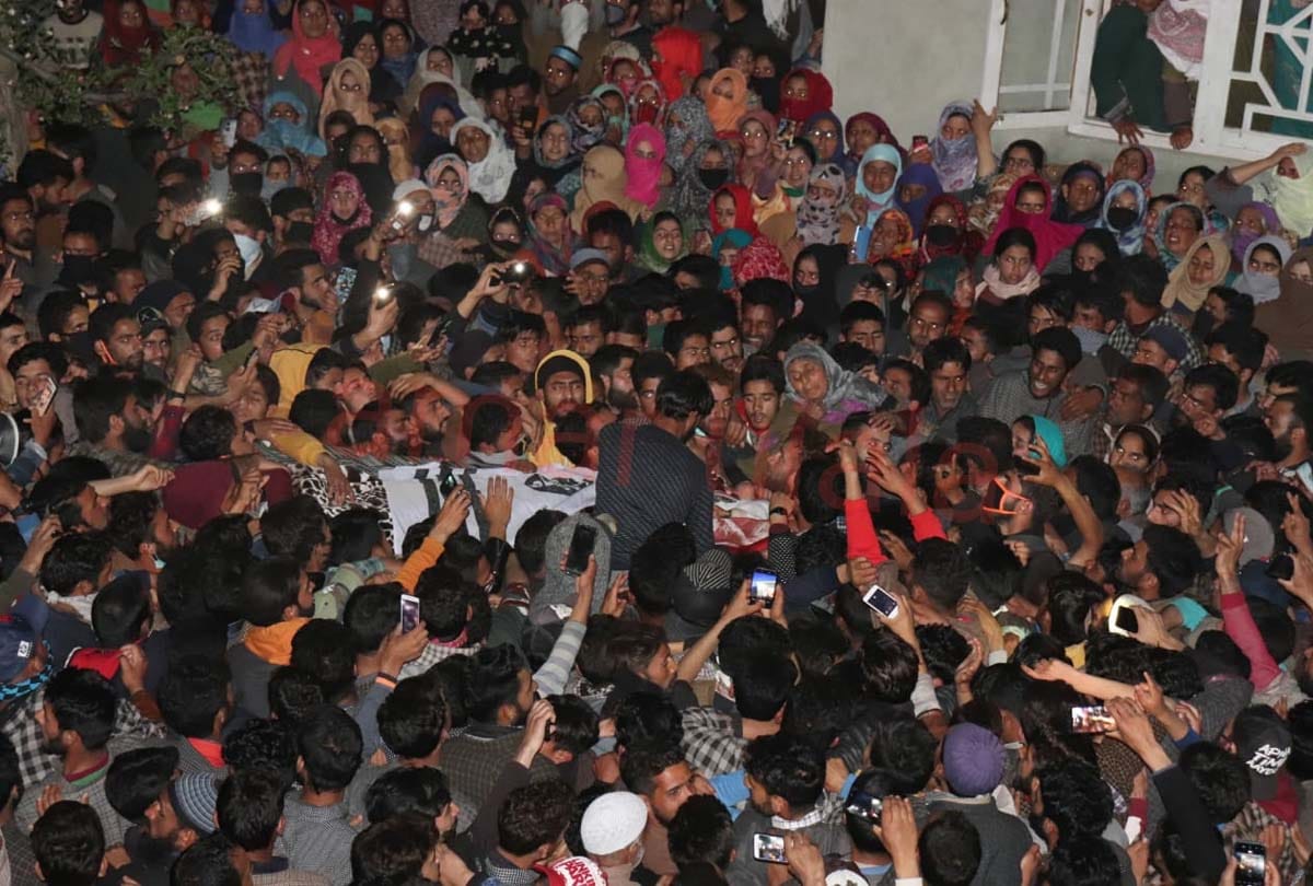 Several arrested in Sopore in militant funeral case jammu kashmir