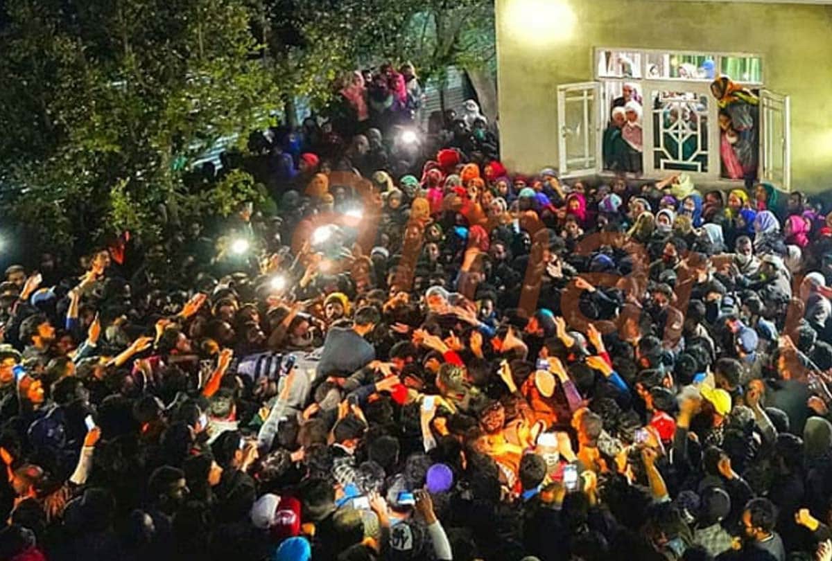 Several arrested in Sopore in militant funeral case jammu kashmir