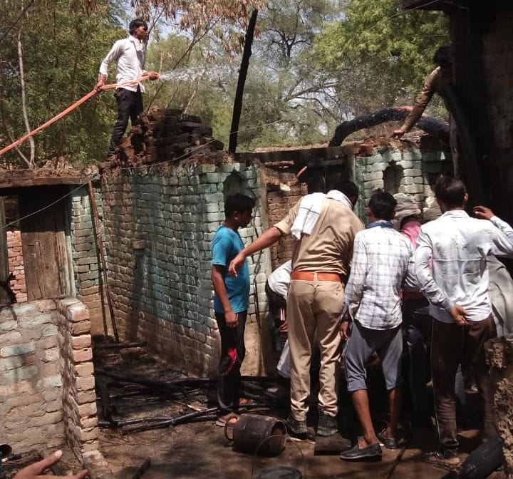 Millions of goods burnt to ashes due to fire in house and farm