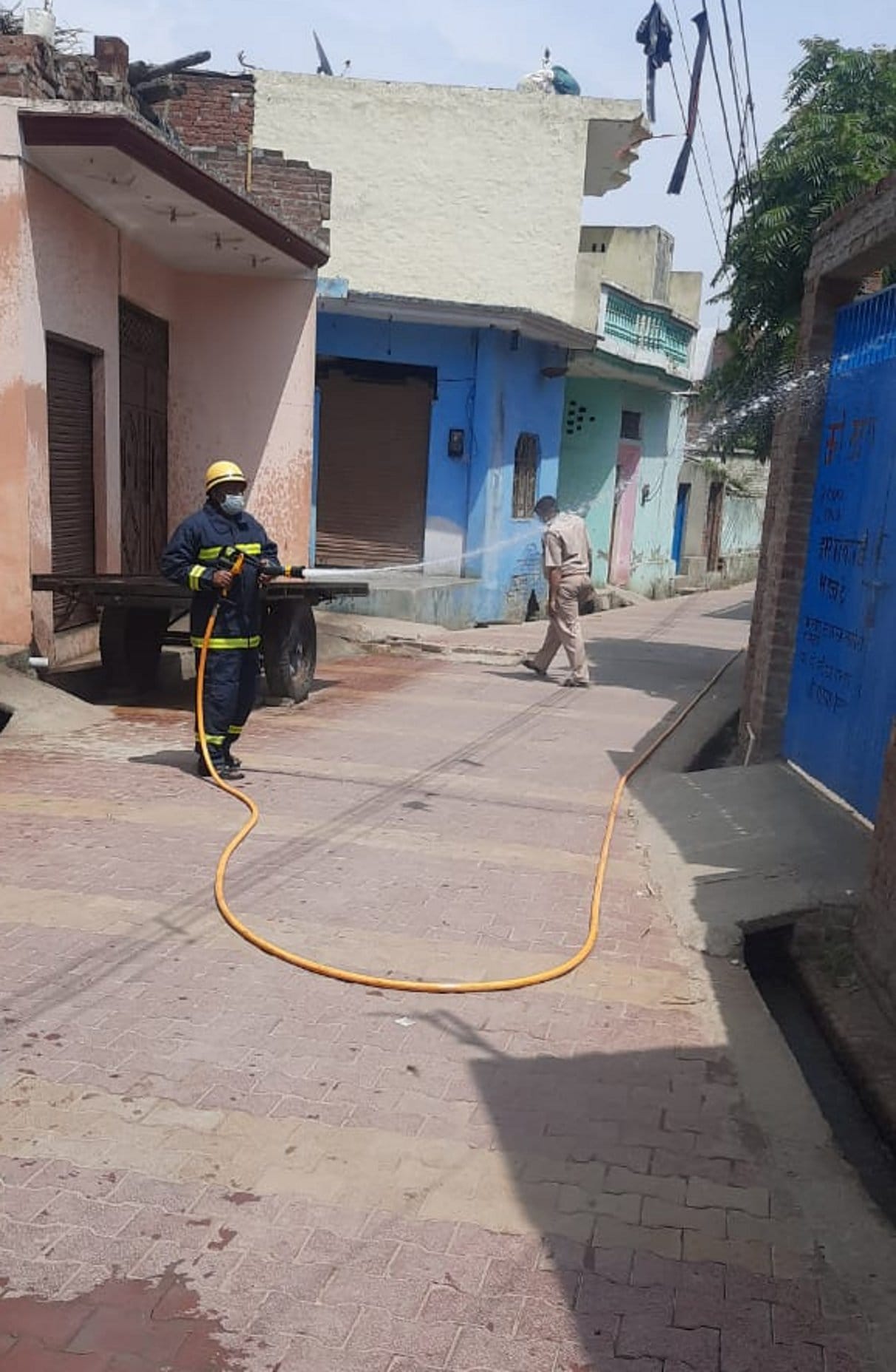 Silence in the town after sealing