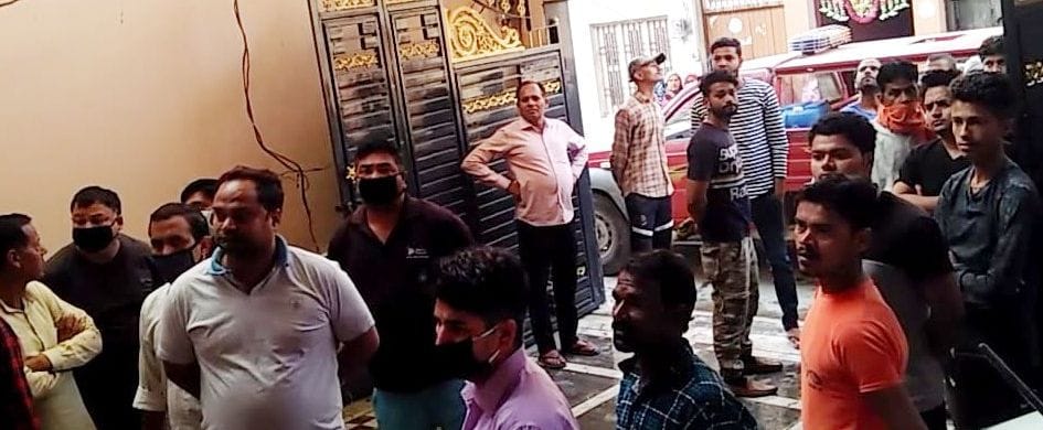 Fire in Jal Nigam office due to short circuit