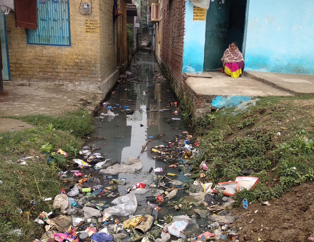 The villagers are upset with the mess, sanitation has not happened yet