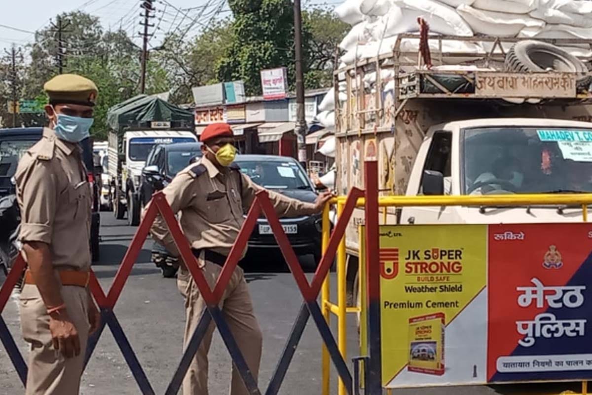 Lockdown update meerut news in hindi: sealed hotspot are being monitored by drons in Western UP