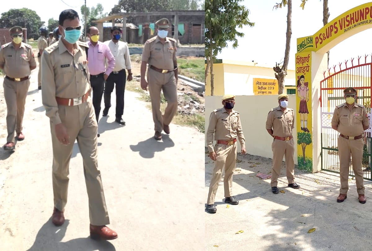 strong Security system is sealed villages due to Corona in Maharajganj
