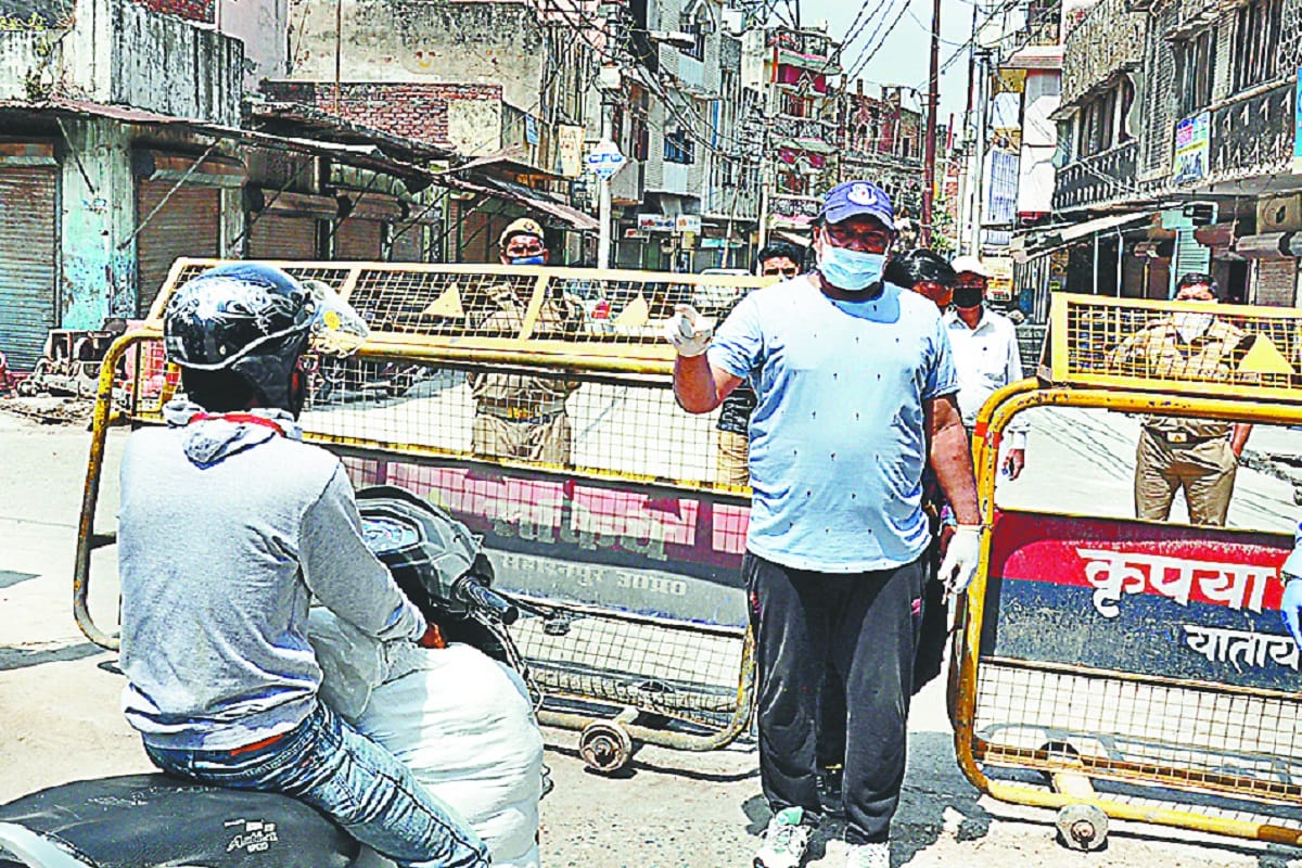 Lockdown in Saharanpur, live report in hotspot areas at city