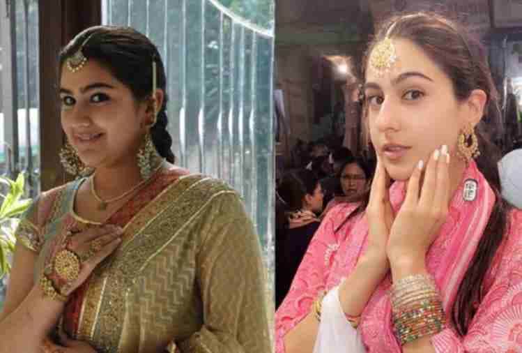 sara ali khan share throwback photo with same expression