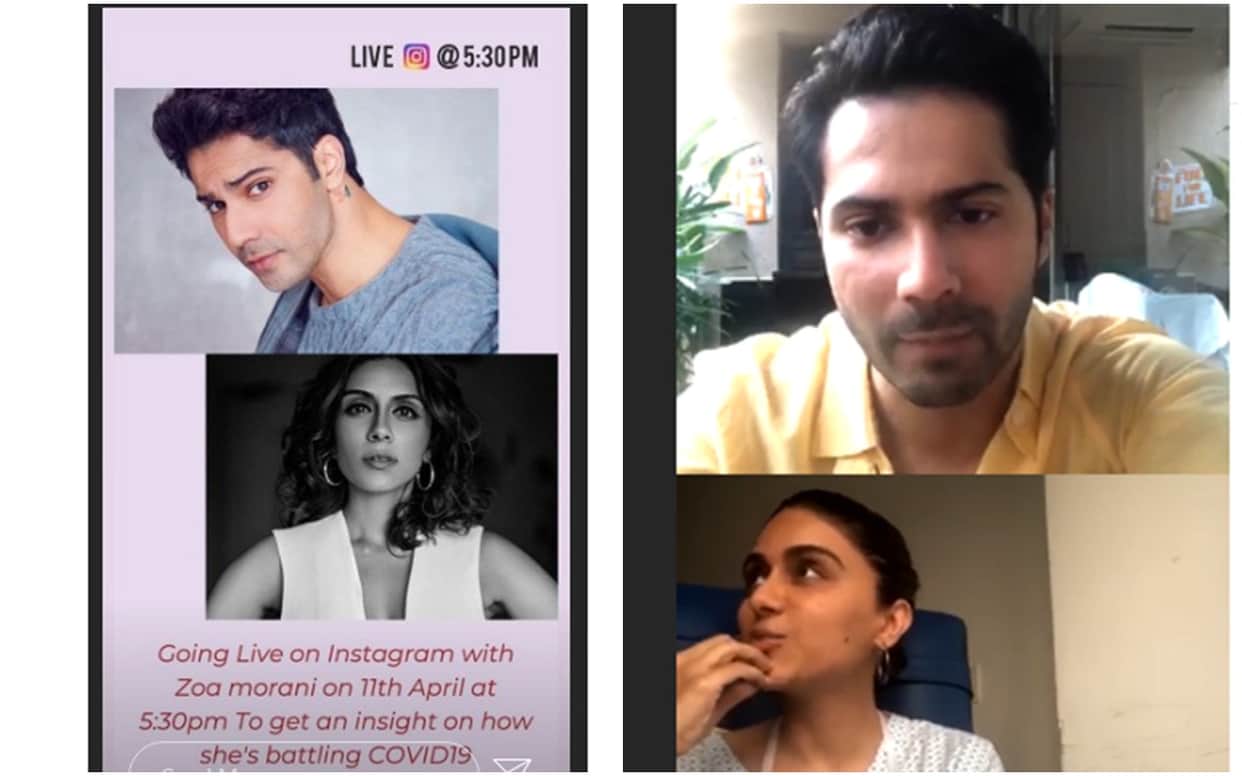 Varun Dhawan wishes Zoa a speedy recovery Zoa Morani tested positive on April 7