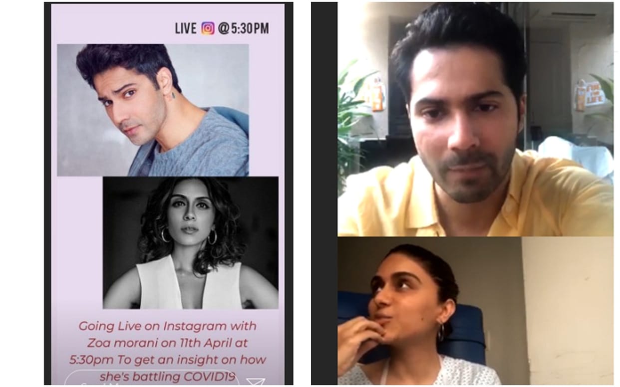 Varun Dhawan wishes Zoa a speedy recovery Zoa Morani tested positive on April 7