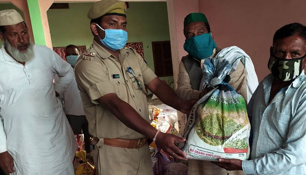 Ration and masks distributed to the needy of the villages