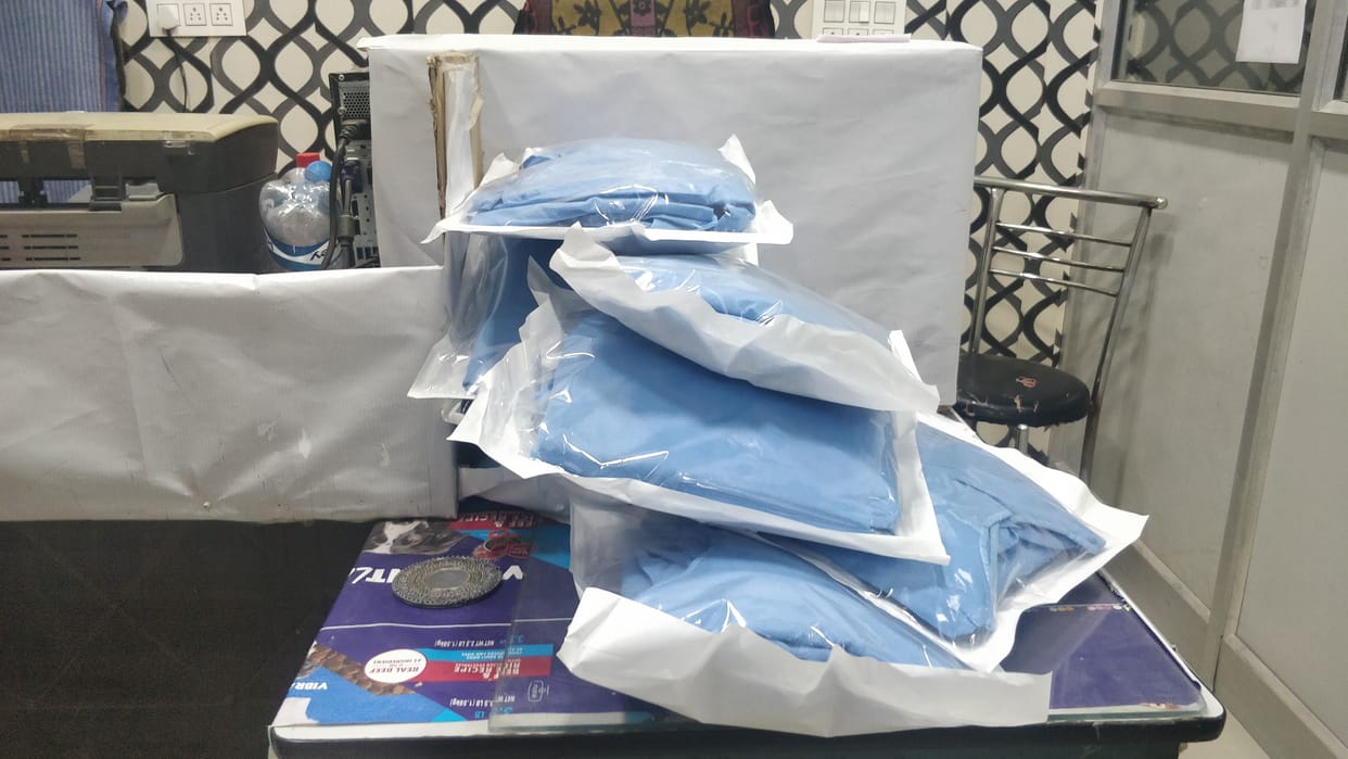 40 PPE kit in sirsa nagar council