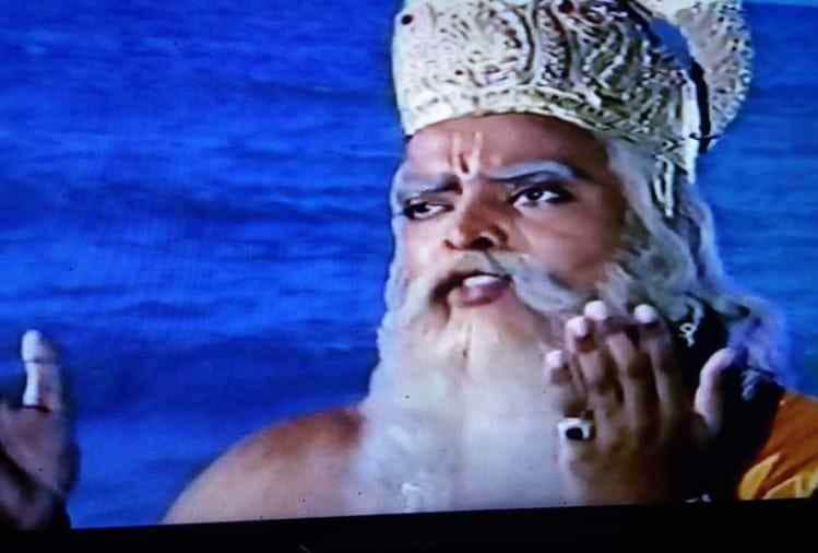ramayan actor aslam khan getup samudra dev users funny comments