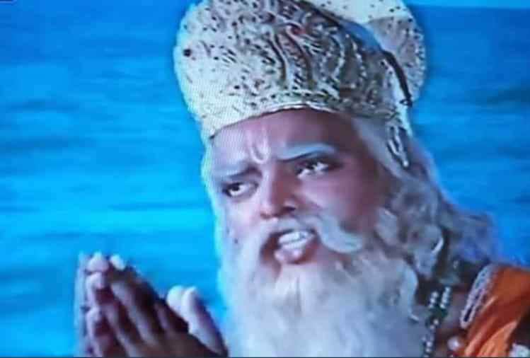 ramayan actor aslam khan getup samudra dev users funny comments
