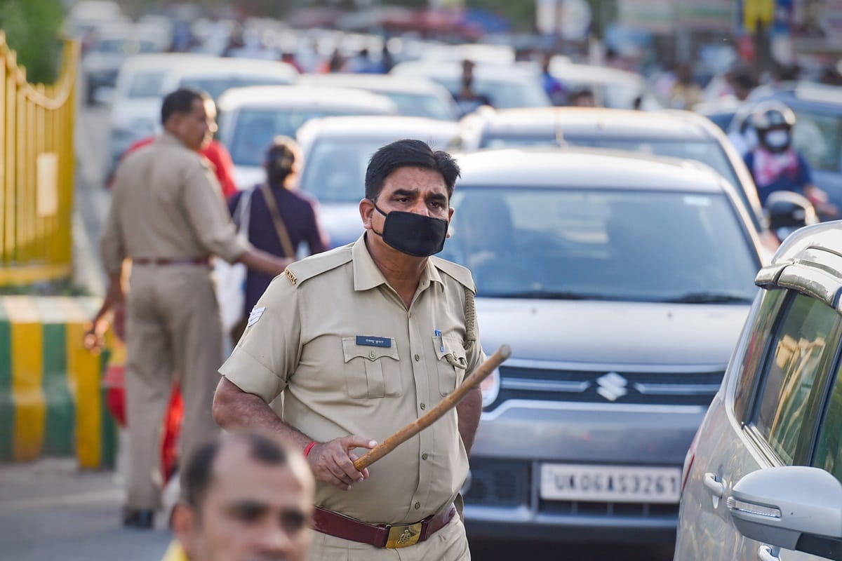 covid 19 police inspector who held 21 foreign nationals Tablighi Jamaat members tested positive for coronavirus