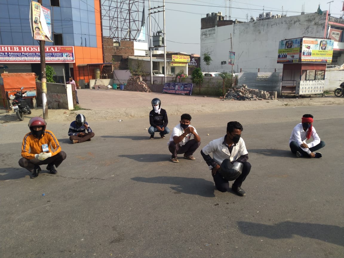 gorakhpur lockdown update see latest photos in gorakhpur curfew 11 april latest update news