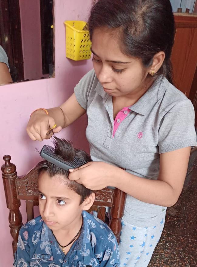 Parlors and hair salons opened in every house