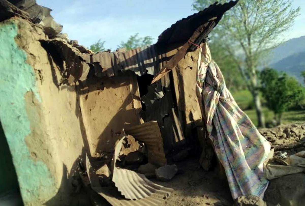 ceasefire violation by pakistan in Qasba and Kerni Sectors of Poonch District jammu kashmir