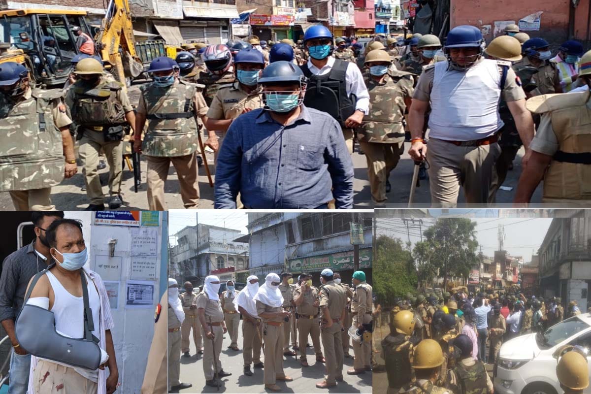 Lockdown Update meerut news in Hindi: Four accused arrested for attack on Meerut police