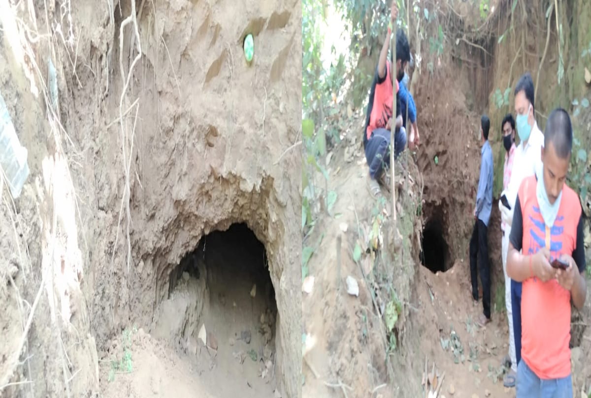 20 m long tunnel dug in the forest, sensation in the area