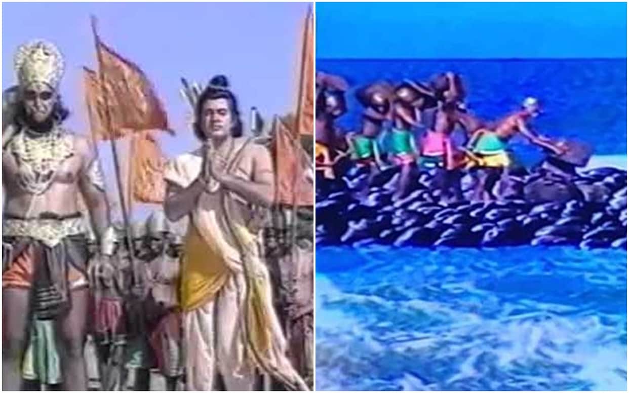 Ramanand Sagar Ramayan Ram After telecast Ram Setu Episode Trends Up For Sena chali