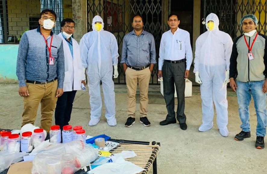 Samples taken by Health Department of Deposits