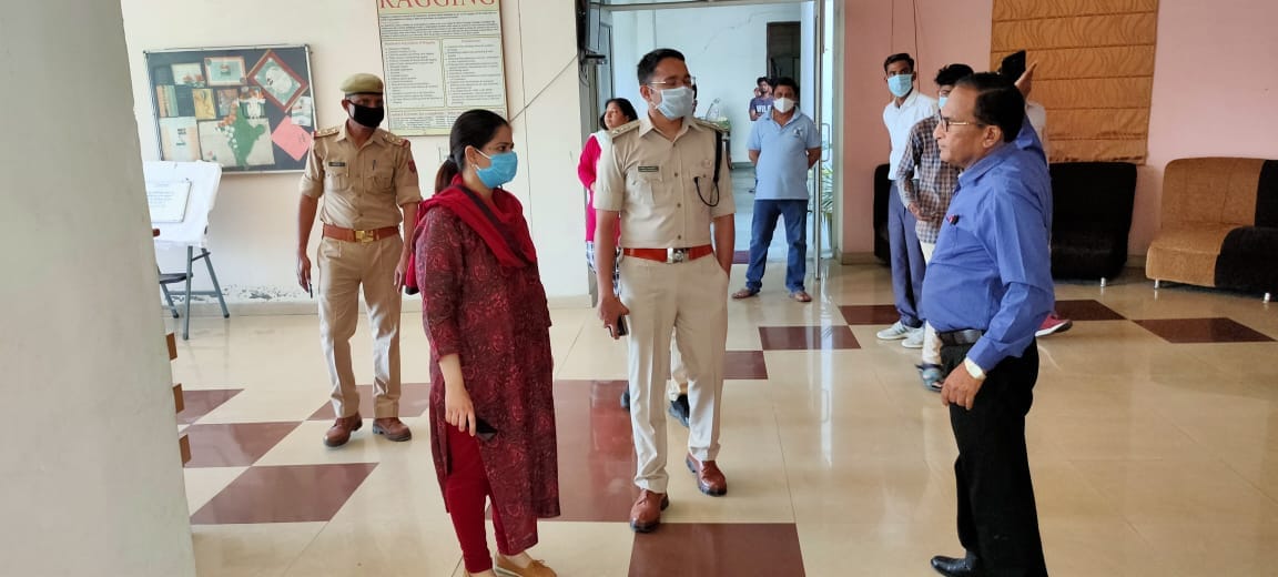 DM-SP tests security in Quarantine ward