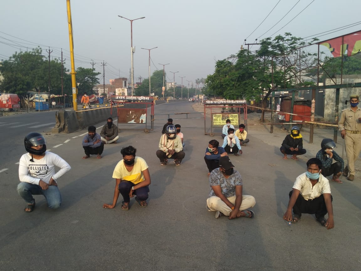 gorakhpur lockdown update see latest photos in gorakhpur curfew 12 april latest update news