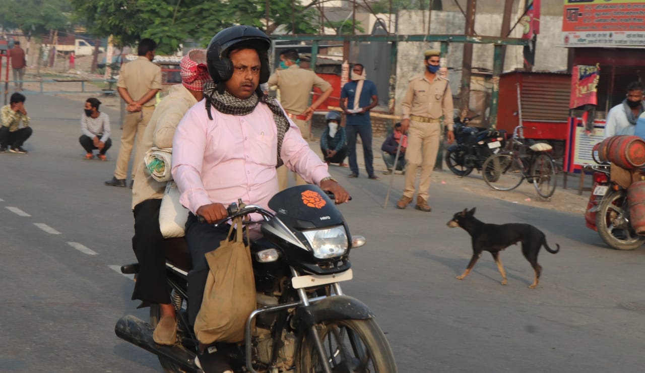 gorakhpur lockdown update see latest photos in gorakhpur curfew 12 april latest update news