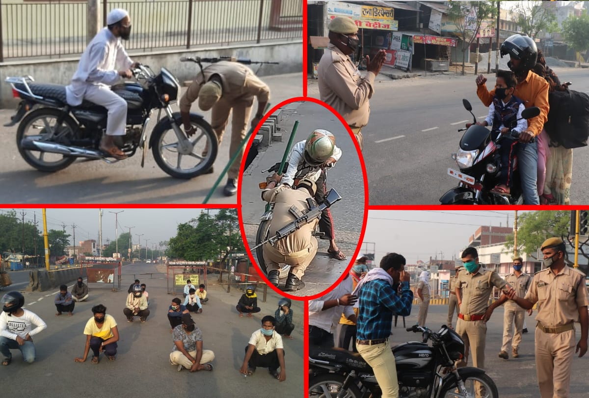 gorakhpur lockdown update see latest photos in gorakhpur curfew 12 april latest update news