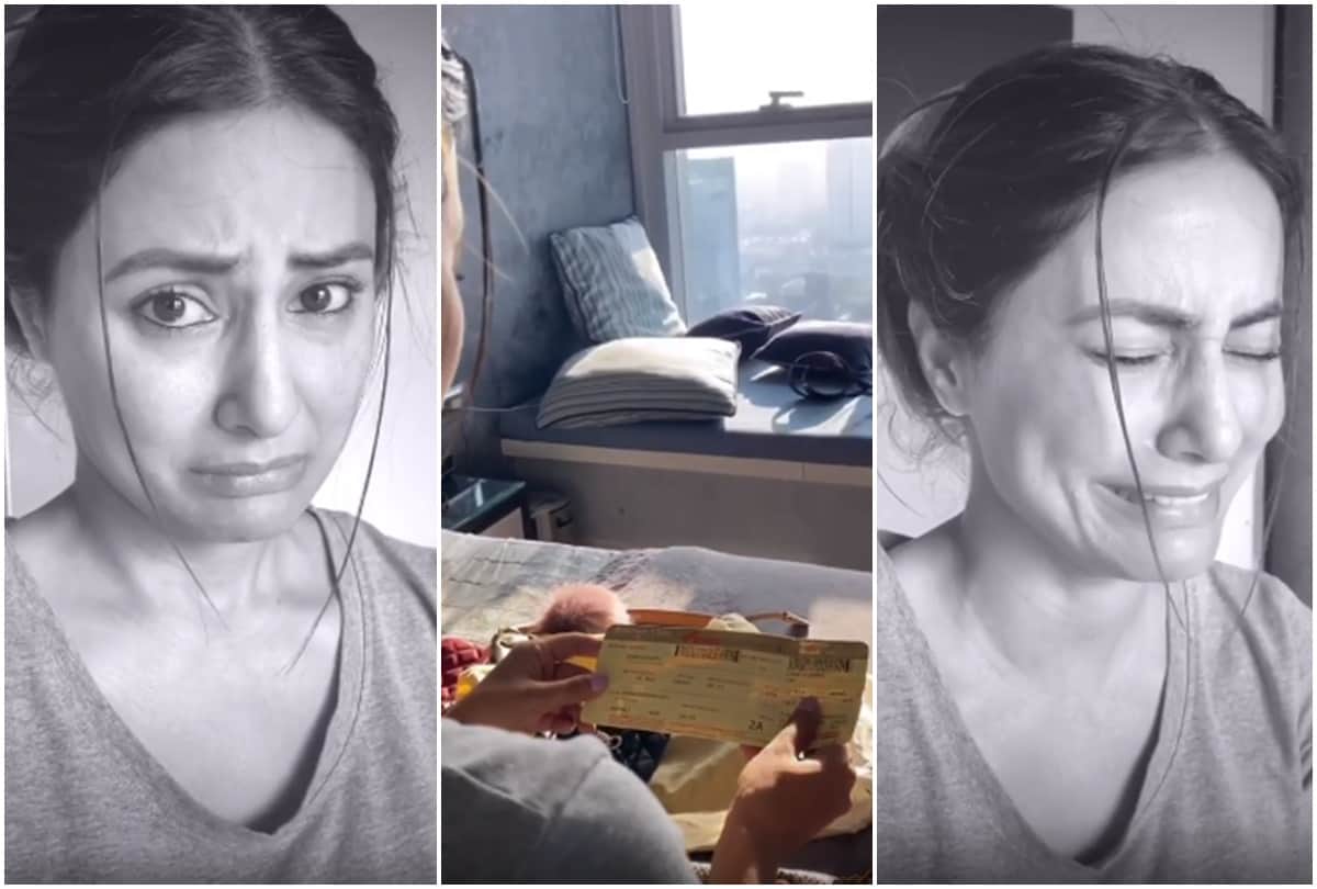 Yeh Rishta Kya Kehlata Hai Fame Hina Khan Crying So loud While Cleaning She Remembers Her Trips Before Lockdown