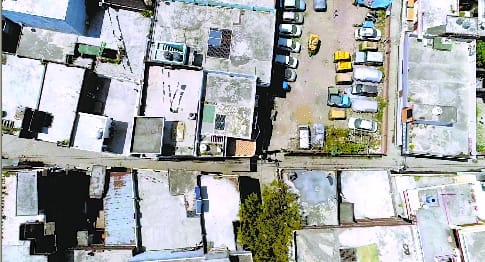 Lockdown monitoring of drone in Seal Subhash Nagar