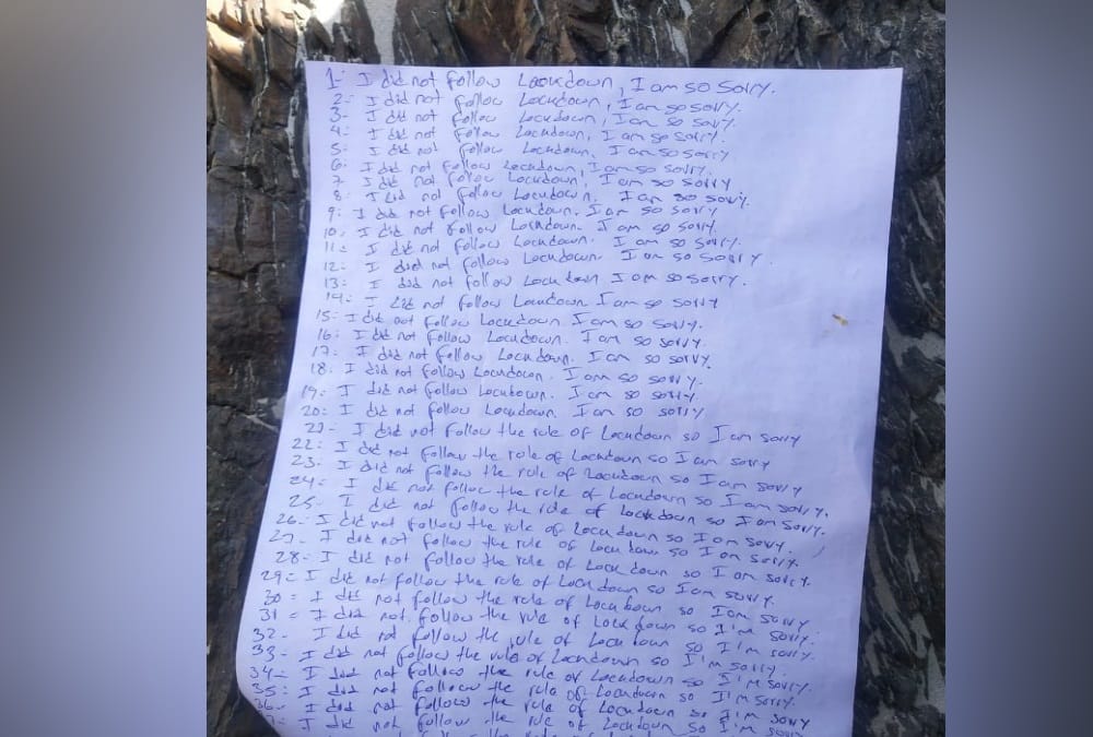 Coronavirus Lockdown Uttarakhand: Police Give Punishment to Foreigners Tourists to Write Sorry 500 Times