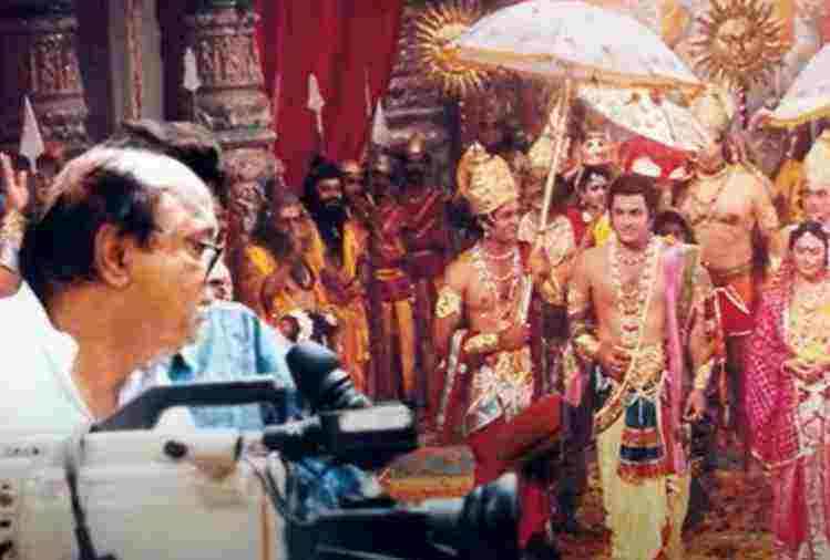ramanand sagar ramayan shooting picture from behind the scenes