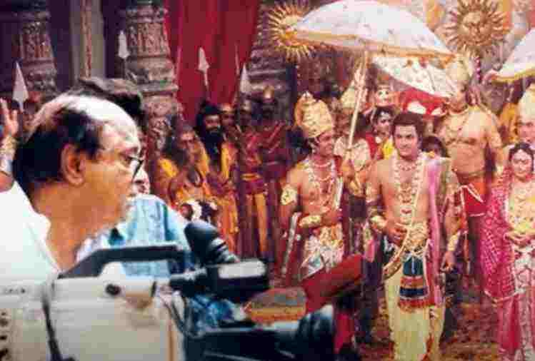 ramanand sagar ramayan shooting picture from behind the scenes
