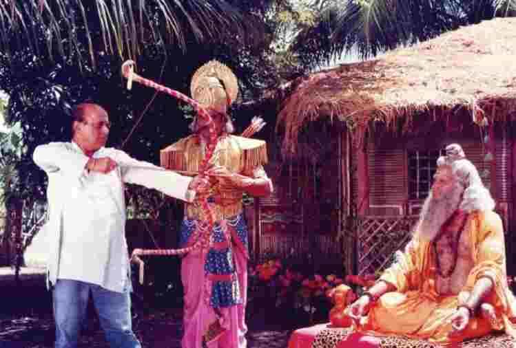 ramanand sagar ramayan shooting picture from behind the scenes