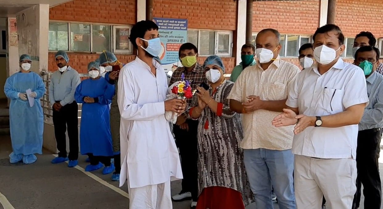 Third report of Sandwa resident Jamati was also negative, staff sent applause home
