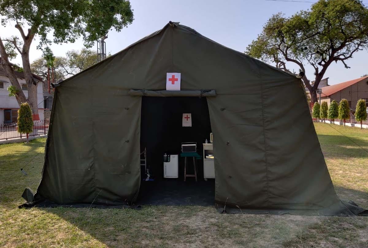 LadengeCoronaSe: coronavirus news, OEF created a surgical tent like isolation ward