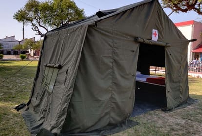 LadengeCoronaSe: coronavirus news, OEF created a surgical tent like isolation ward