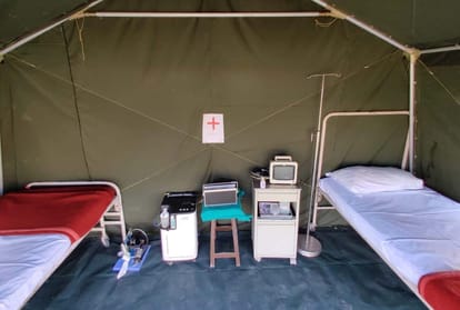 LadengeCoronaSe: coronavirus news, OEF created a surgical tent like isolation ward