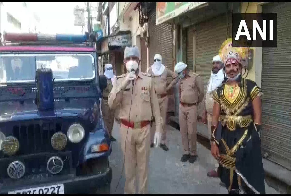 Amroha police takes very creative initiative for awaring people about corona virus