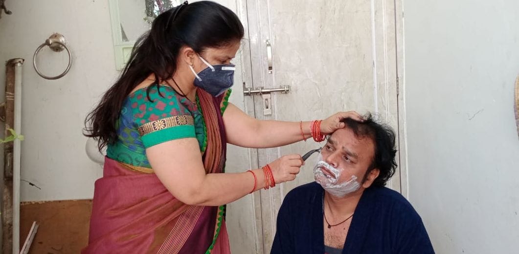wife do shave for husband
