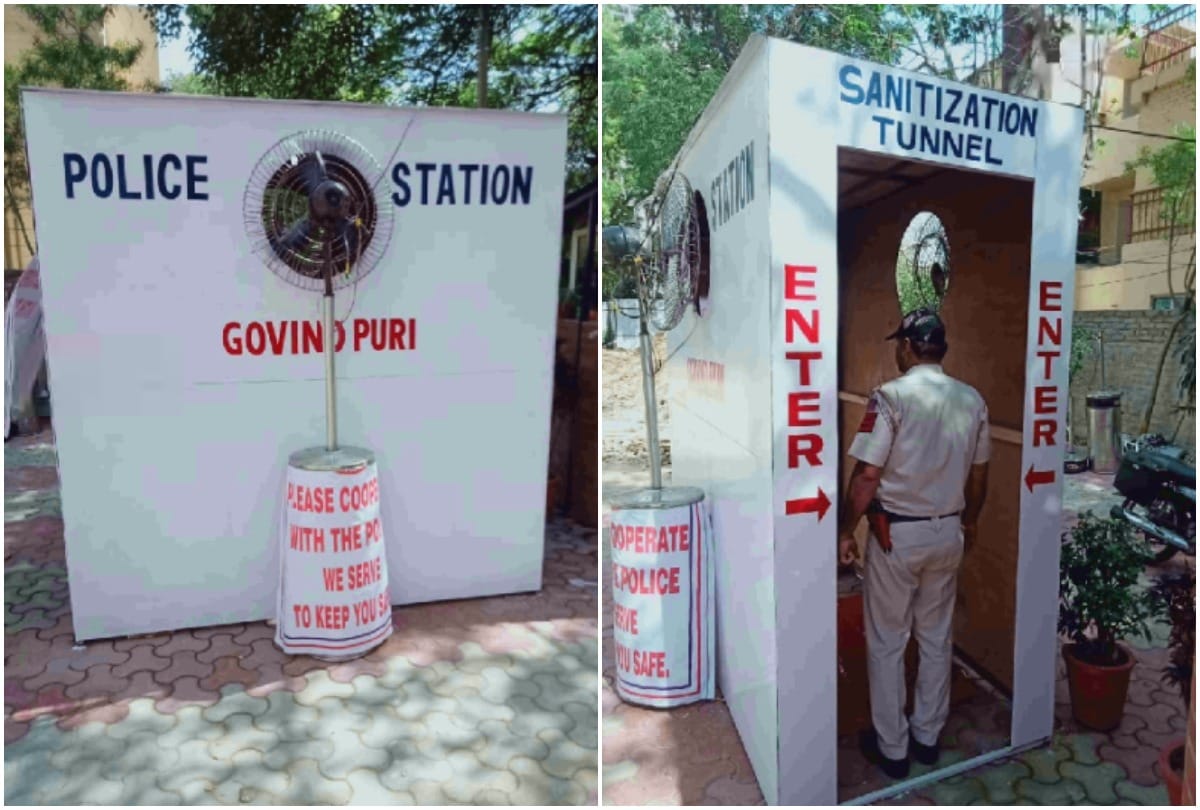 delhi Sanitation Tunnel installed at Govindpuri police station plane to set up in all police stations