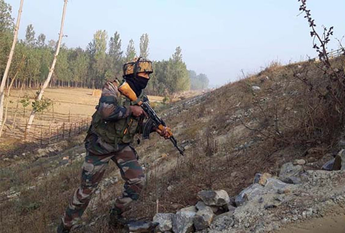 jammu kashmir news Arms recovered from shop in Sopore