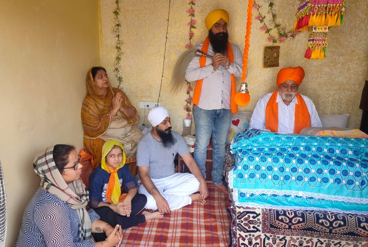 Ardas in homes on Baisakhi festival