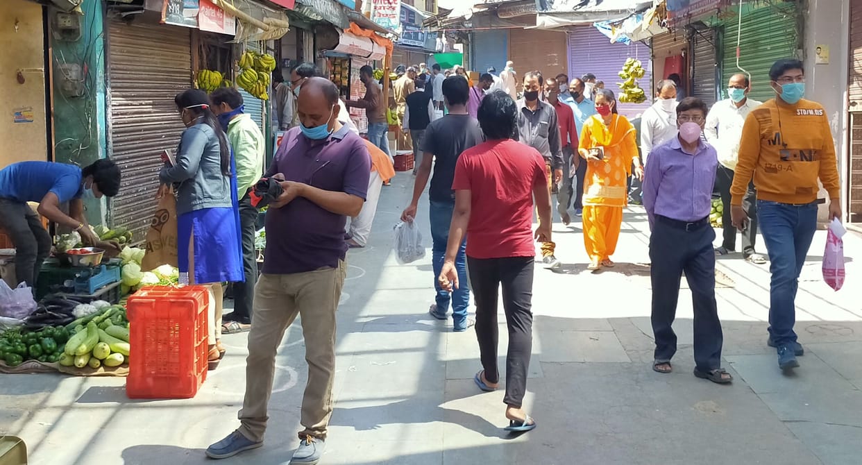 Social distancing is not followed