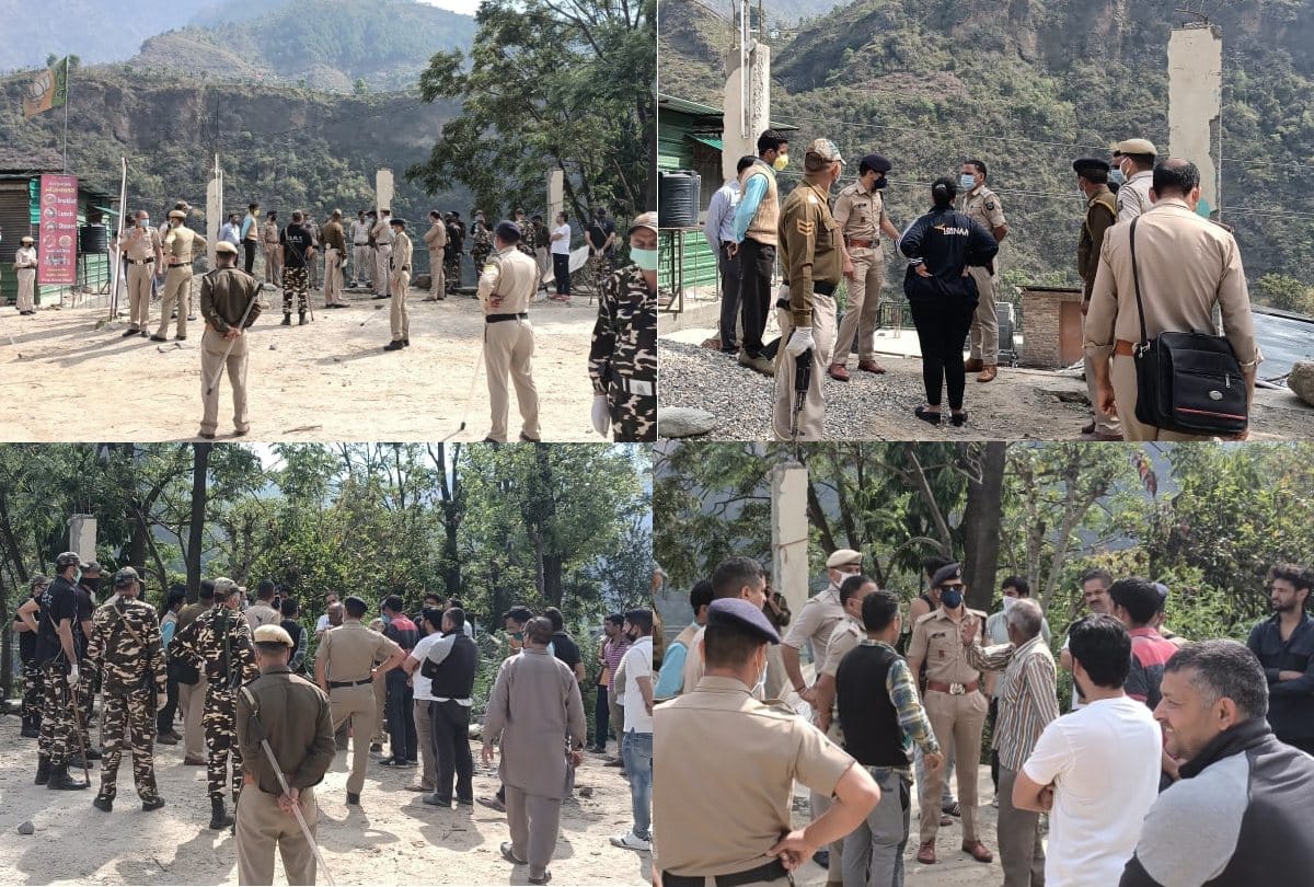 Fight between two groups in Pandoh in Mandi Himachal Pradesh
