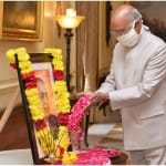 राष्ट्रपति रामनाथ कोविंद ने भीमराव आंबेडकर की जयंती पर उन्हें श्रद्धांजलि दी।