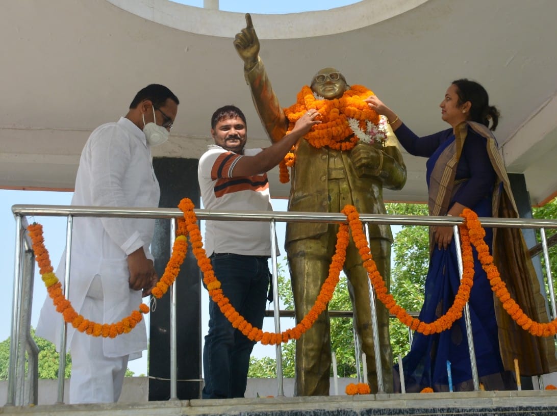 Baba Saheb's birth anniversary celebrated with simplicity, tribute