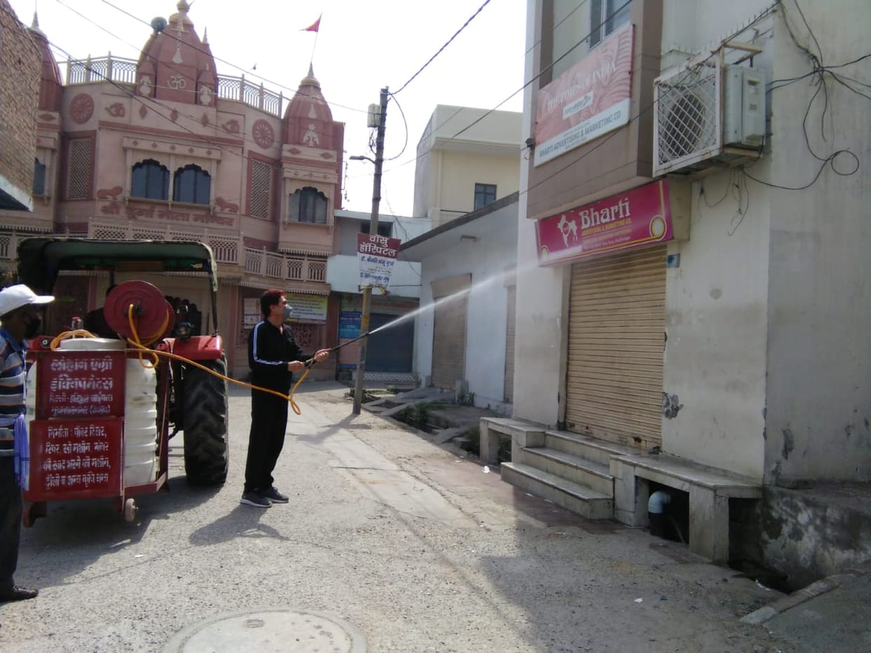 Cleanliness campaign going on in sealed areas