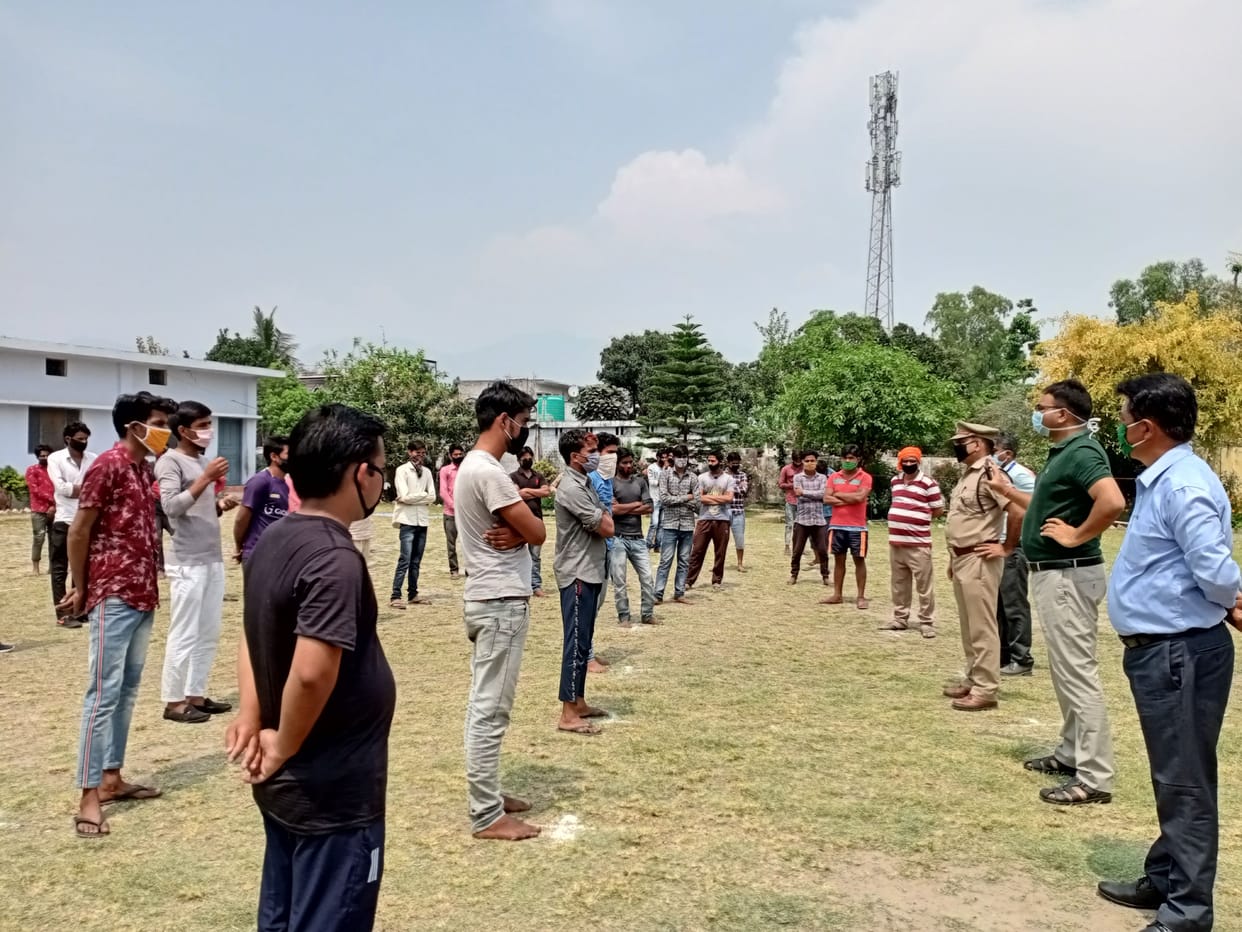 Insistence of people staying in relief camp to go home