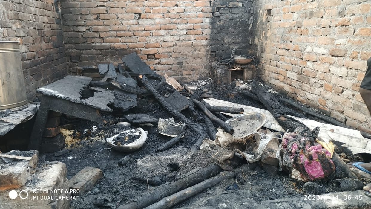 blast cylinder, fire in ghazipur,